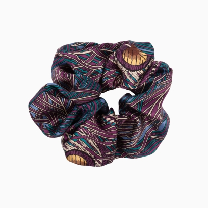 Liberty Royal Hera Silk Scrunchie