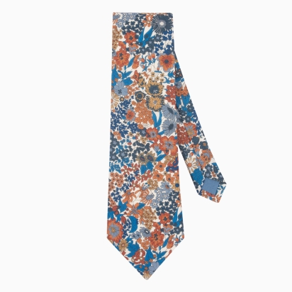 Cravate Liberty Margaret bleu