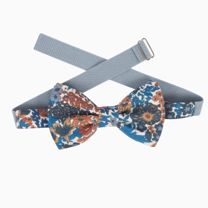 Noeud papillon ENFANT Liberty Margaret bleu 2