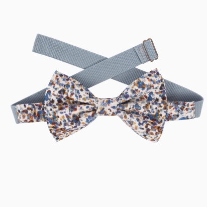 Liberty Blue Sea Salt Kid Bow Tie 2