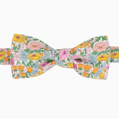 Noeud papillon Liberty Poppy limonade