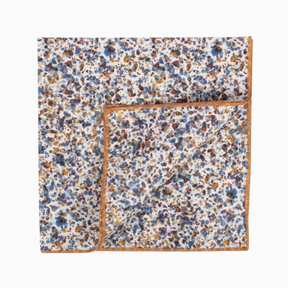 Liberty Blue Sea Salt Pocket Square