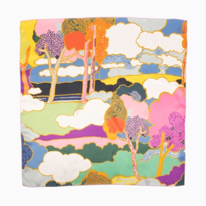 Carré de Soie Liberty Prospect Place cerisier