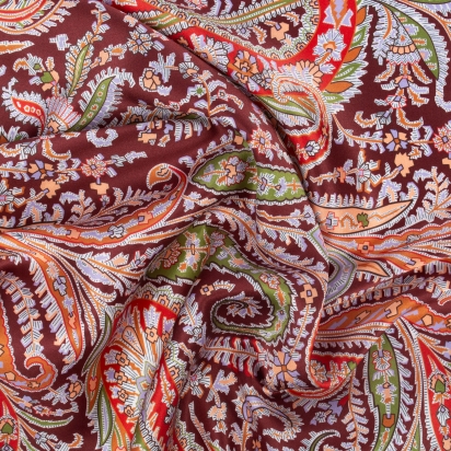 Liberty Felix Silk Square Vine Red