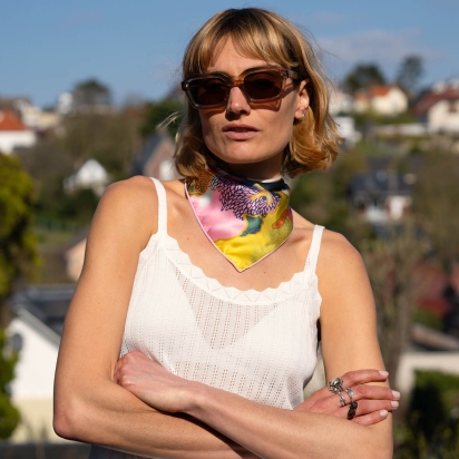 Liberty Prospect Place Silk Square Cherry