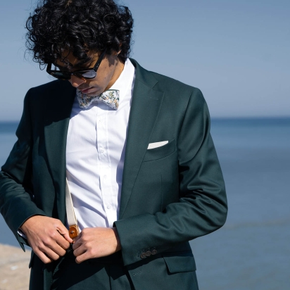 Bretelles Fines Héritage sahara cuir camel