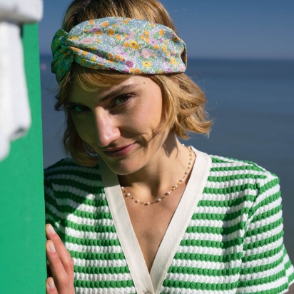 Headband Liberty Poppy limonade 2