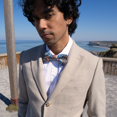 Liberty Blue Margaret Bow Tie 2