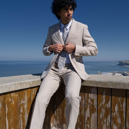 Liberty Blue Sea Salt Tie