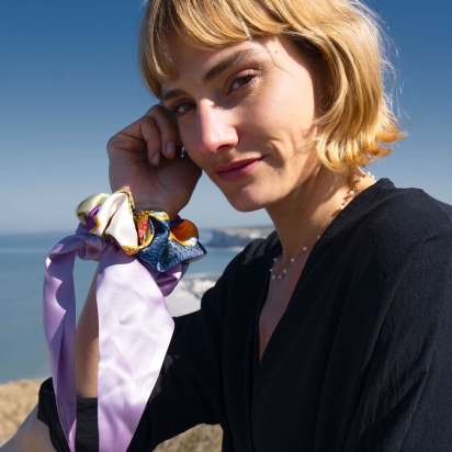 Heather Silk Foulchie 2