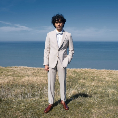 Noeud papillon Seersucker rayures pistache