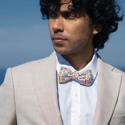 Liberty Saffron Ava Bow tie