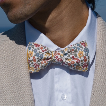 Liberty Saffron Ava Bow tie