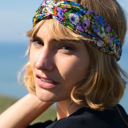 Headband Liberty Thorpeness lilas 2