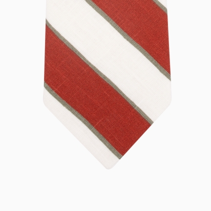 Brick Striped Tie