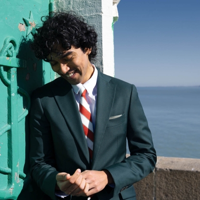 Cravate Rayures brique