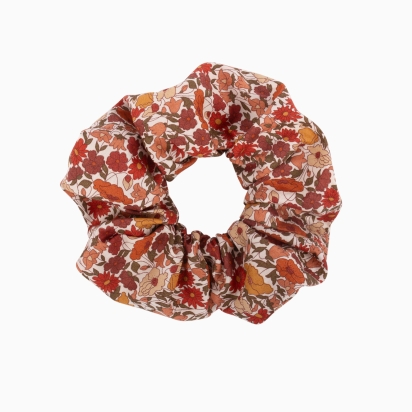 Liberty Poppy Squirrel Scrunchie