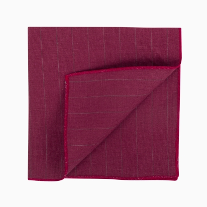 copy of Raspberry Linen Pocket Square
