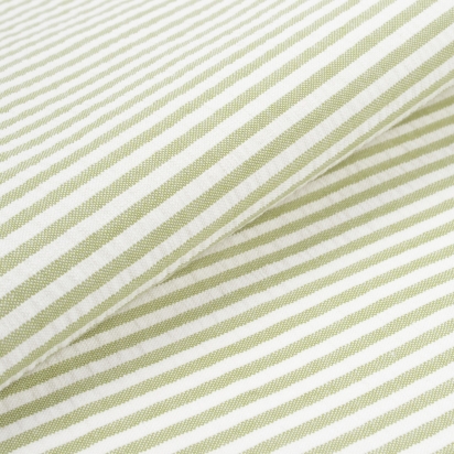 Pistachio Stripes Seersucker Pyjama Shorts 2