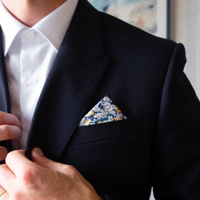 Liberty Blue Shasta Pocket Square 2