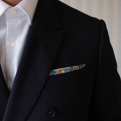 Liberty Blue Margaret Pocket Square 2