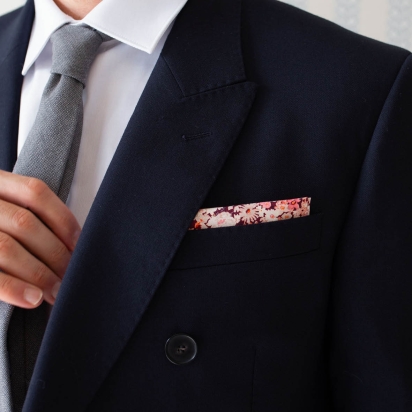 Liberty Pink Shasta Pocket Square 2