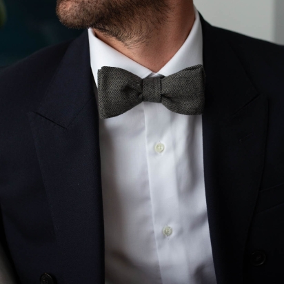 Noeud papillon Herringbone Vert 2