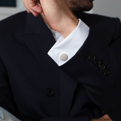 Dune Seersucker cufflinks 2