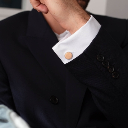 Nude Orange Cufflinks