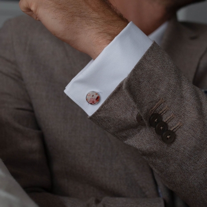 Liberty Pink Shasta Cufflinks 2