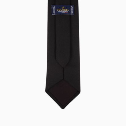 Cravate Laine Italienne noire