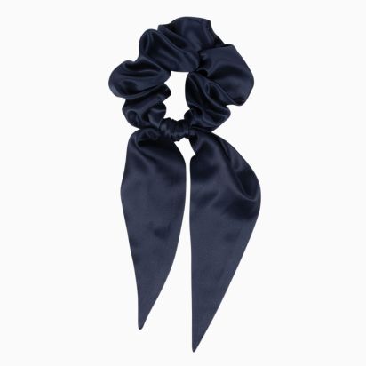 Navy blue Silk Foulchie