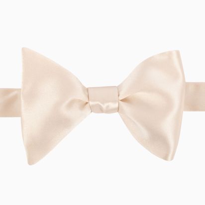 Nœud papillon Soie Champagne