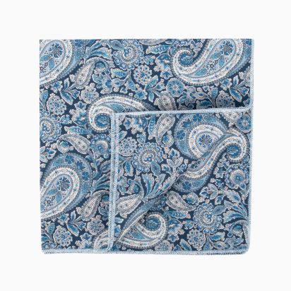 Pochette de costume Liberty Lee Manor bleu
