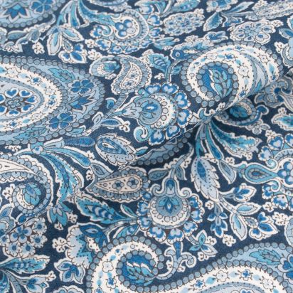 Pochette de costume Liberty Lee Manor bleu 2