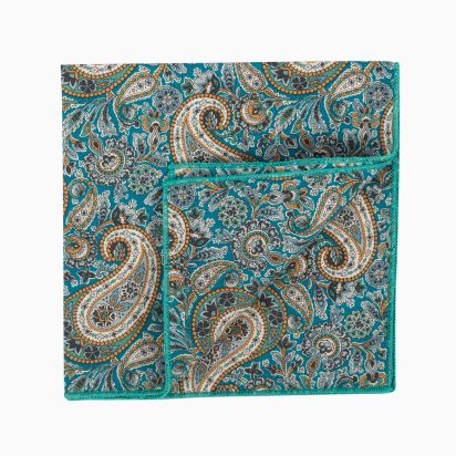 Pochette de costume Liberty Lee Manor vert