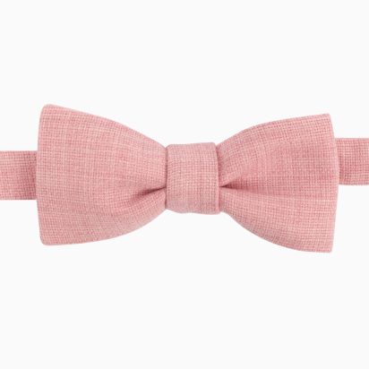 Noeud papillon Laine Italienne rose gelato