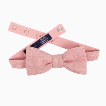 Gelato pink Italian Wool Bow Tie