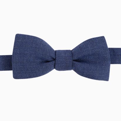 Noeud papillon Laine Italienne bleu adriatique