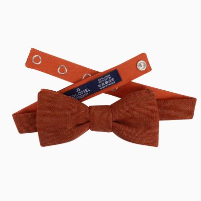 Nocciola Italian Wool Bow Tie