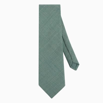 Origano green Italian Wool Tie