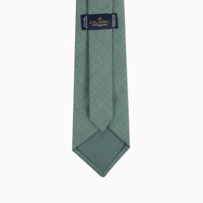 Cravate Laine Italienne vert origano