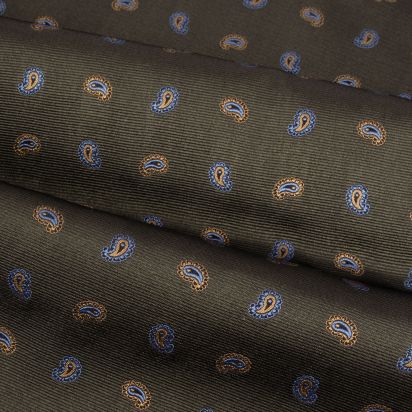 Olive Duomo Silk Tie 2