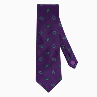 Ultraviolet Duomo Silk Tie