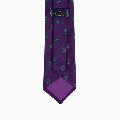 Ultraviolet Duomo Silk Tie