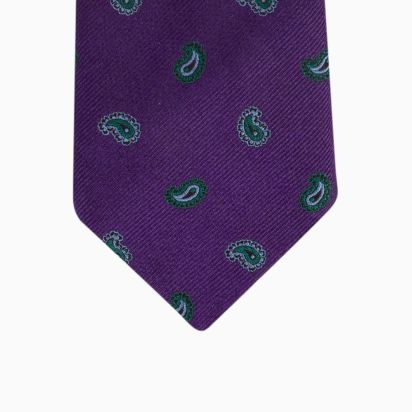 Ultraviolet Duomo Silk Tie