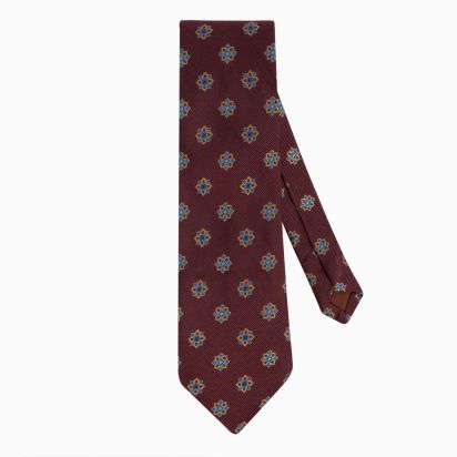 Magma Mosaic Silk Tie