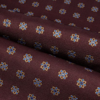 Magma Mosaic Silk Tie 2
