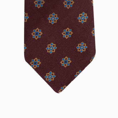 Magma Mosaic Silk Tie
