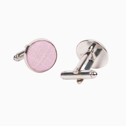 Peony Linen Cufflinks